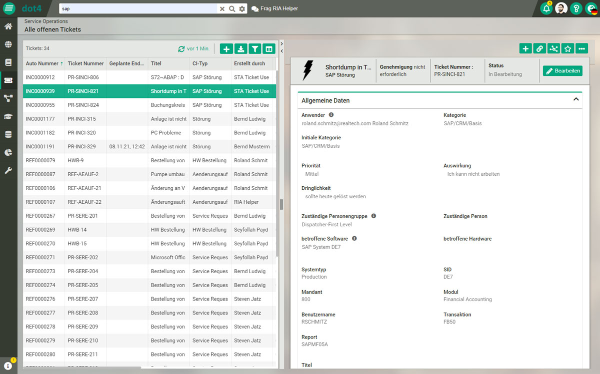 screenshot of SmartITSM