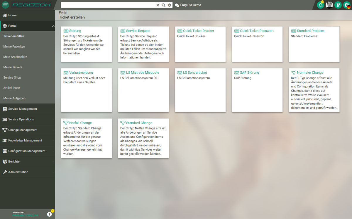 screenshot of SmartITSM