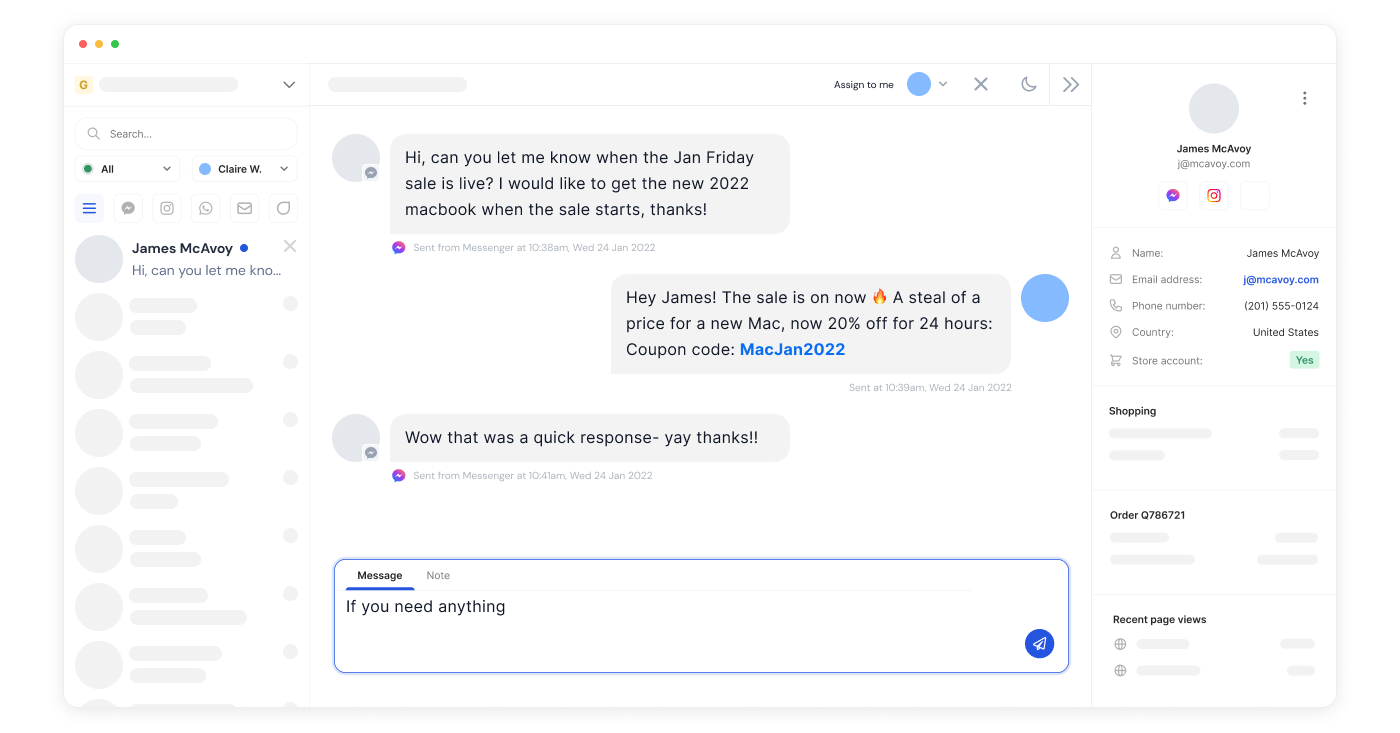 screenshot of SmartInbox