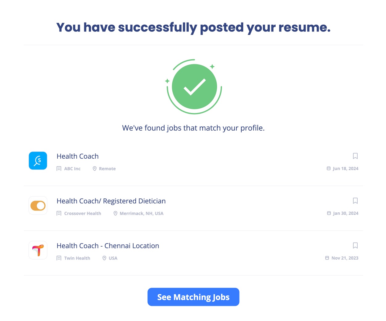 screenshot of SmartJobBoard