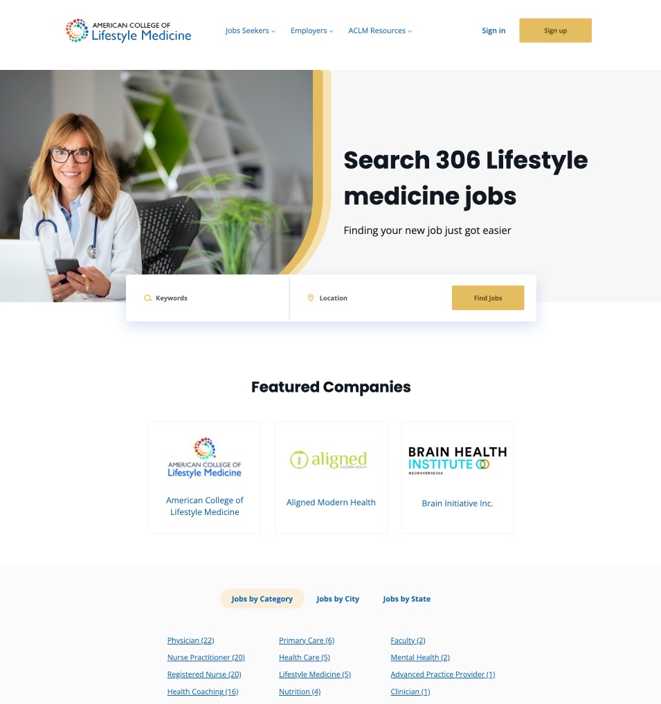 screenshot of SmartJobBoard