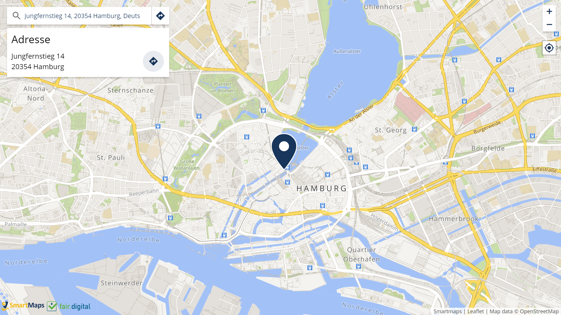 screenshot of SmartMaps