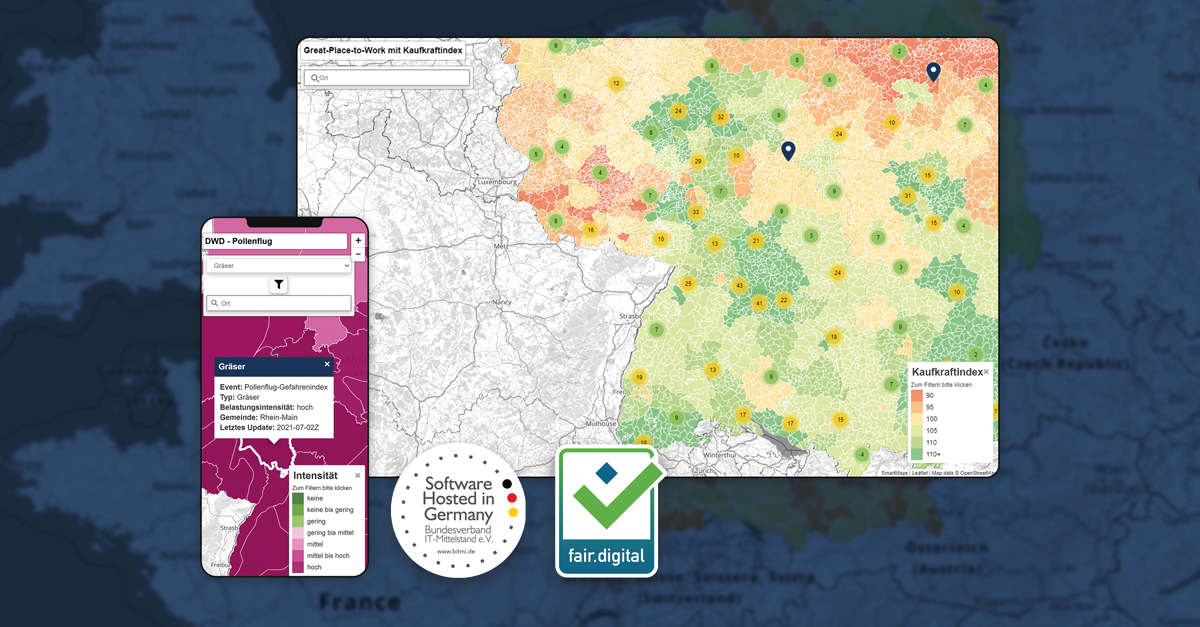 screenshot of SmartMaps
