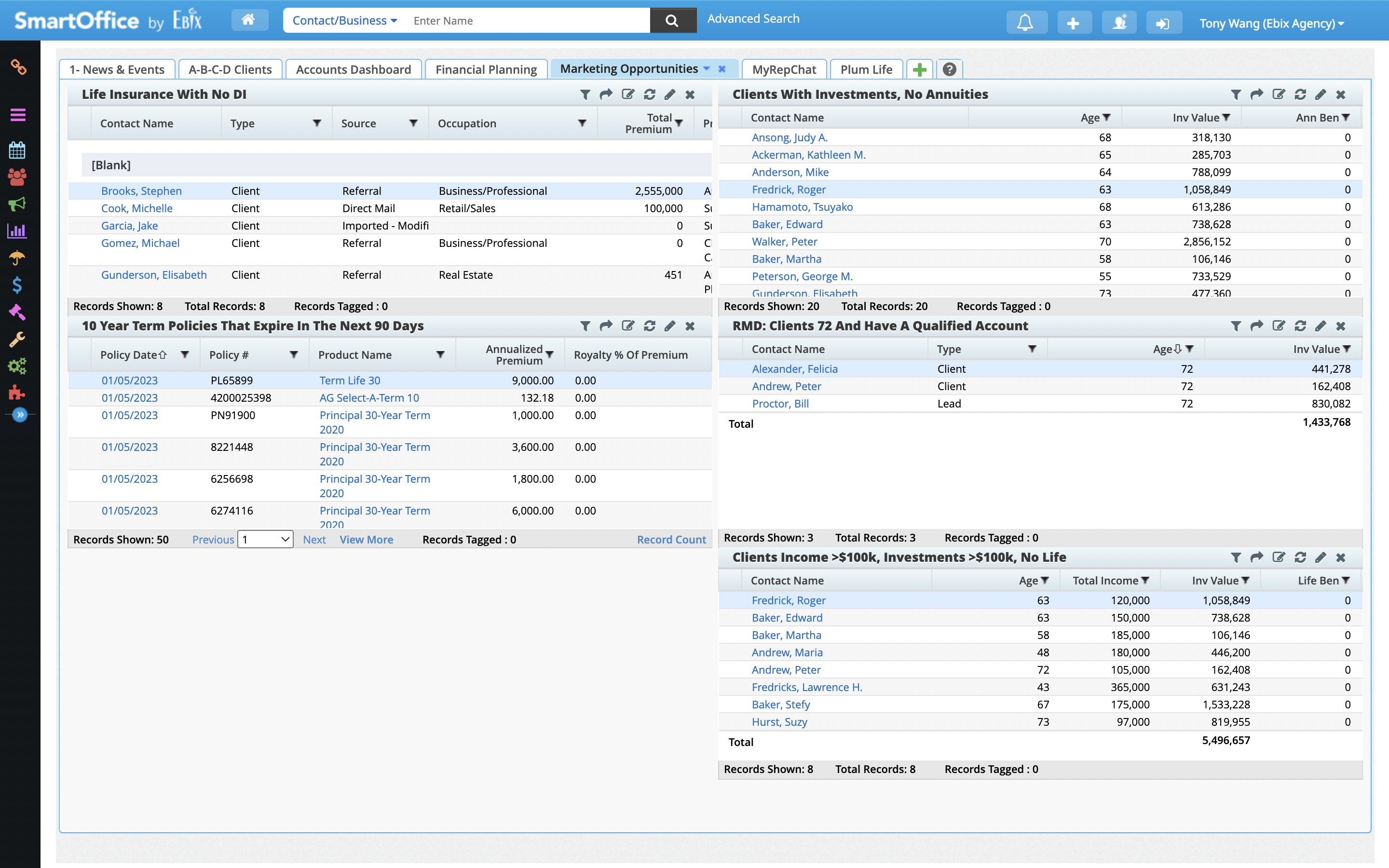 screenshot of SmartOffice