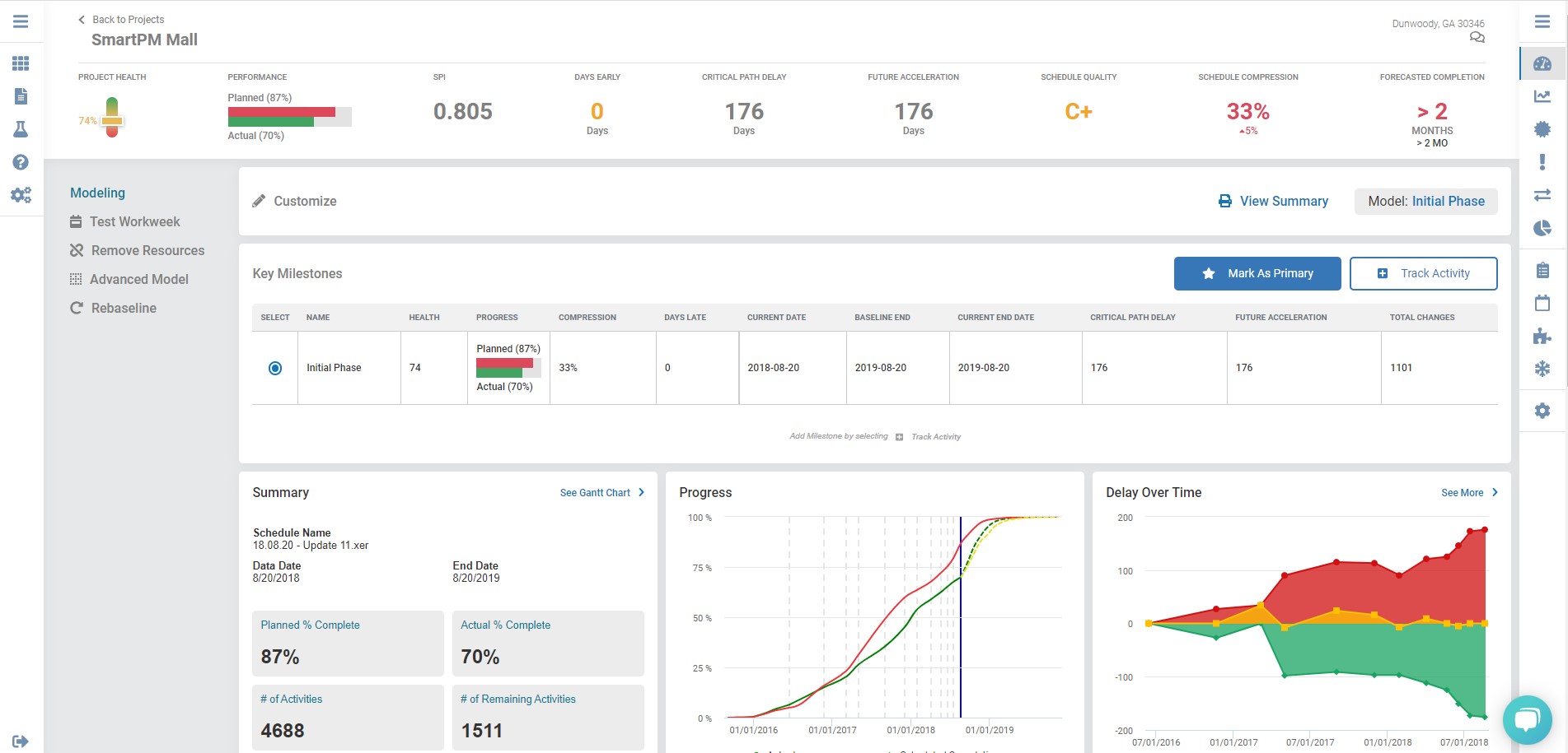 screenshot of SmartPM