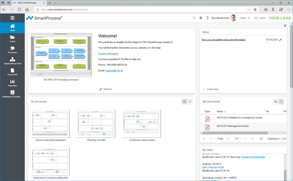 screenshot of SmartProcess