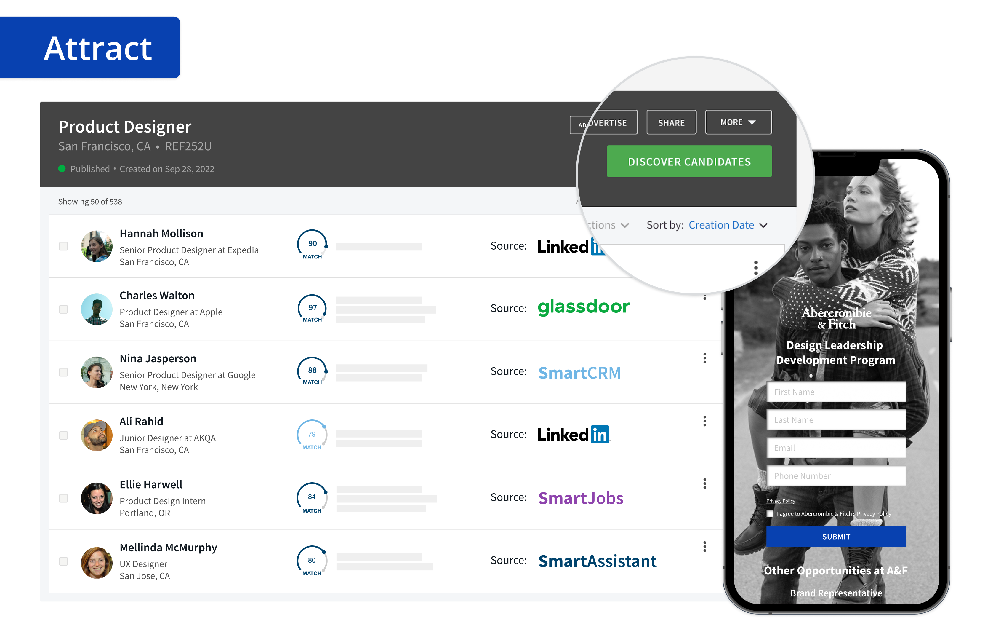screenshot of SmartRecruiters