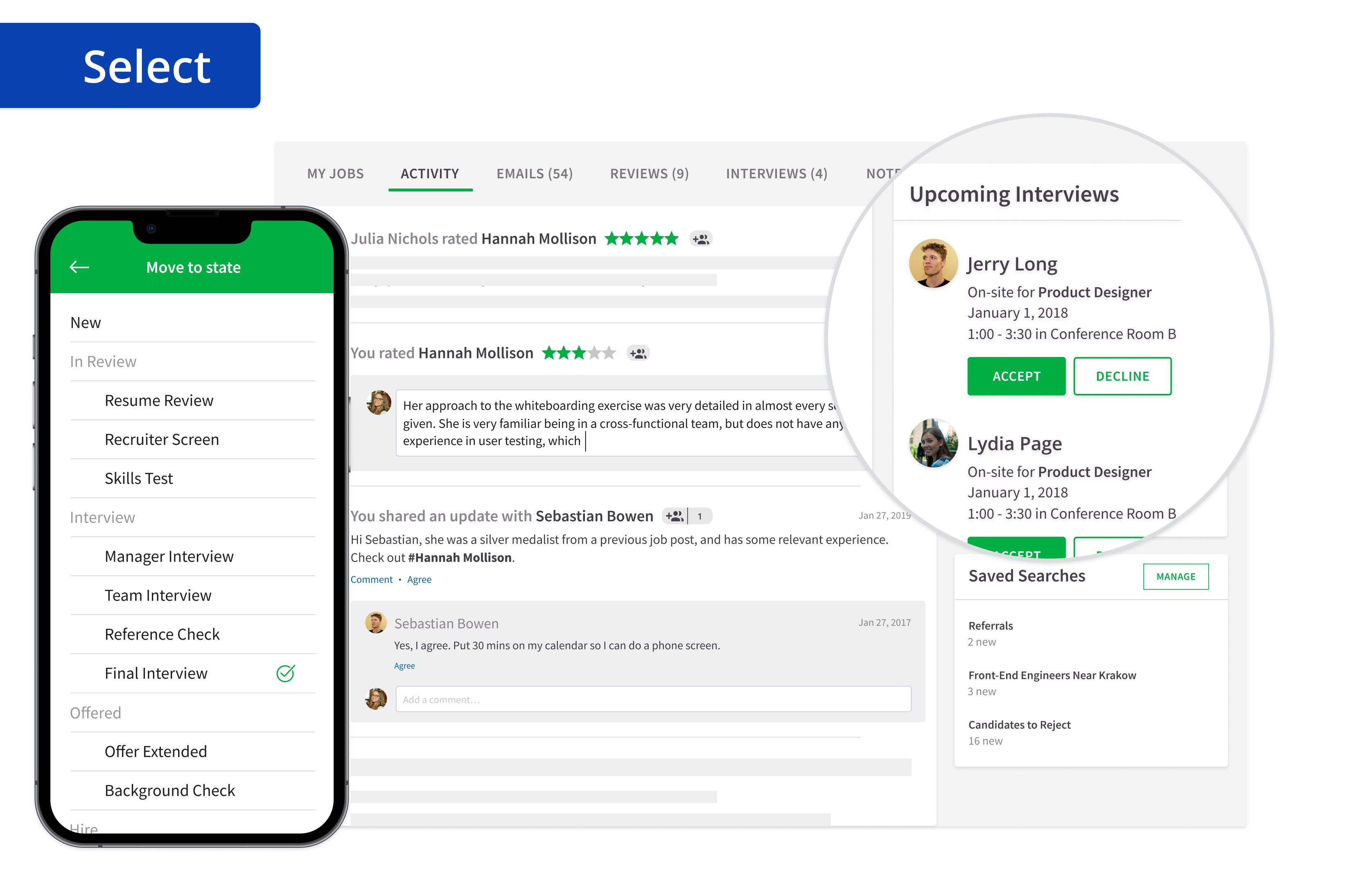 screenshot of SmartRecruiters