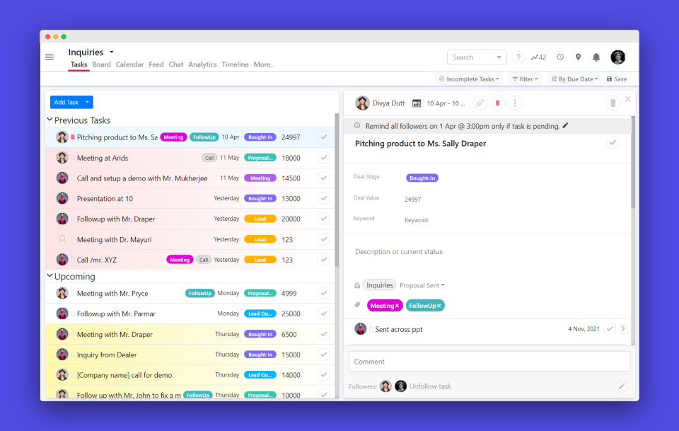 screenshot of SmartTask