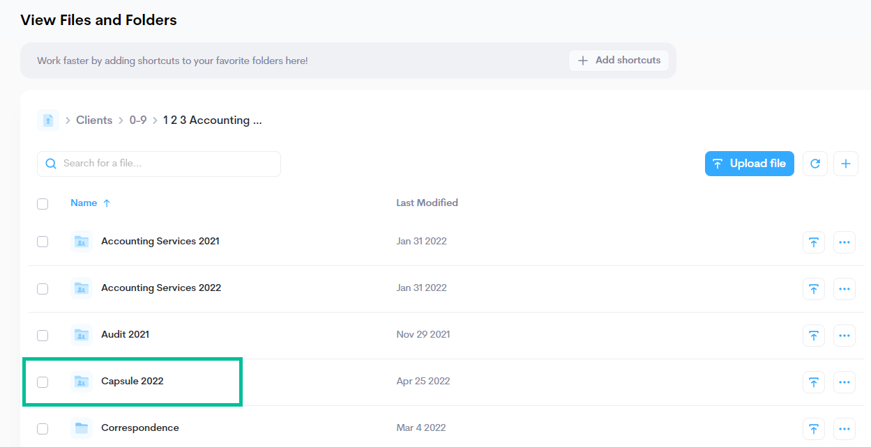 screenshot of SmartVault