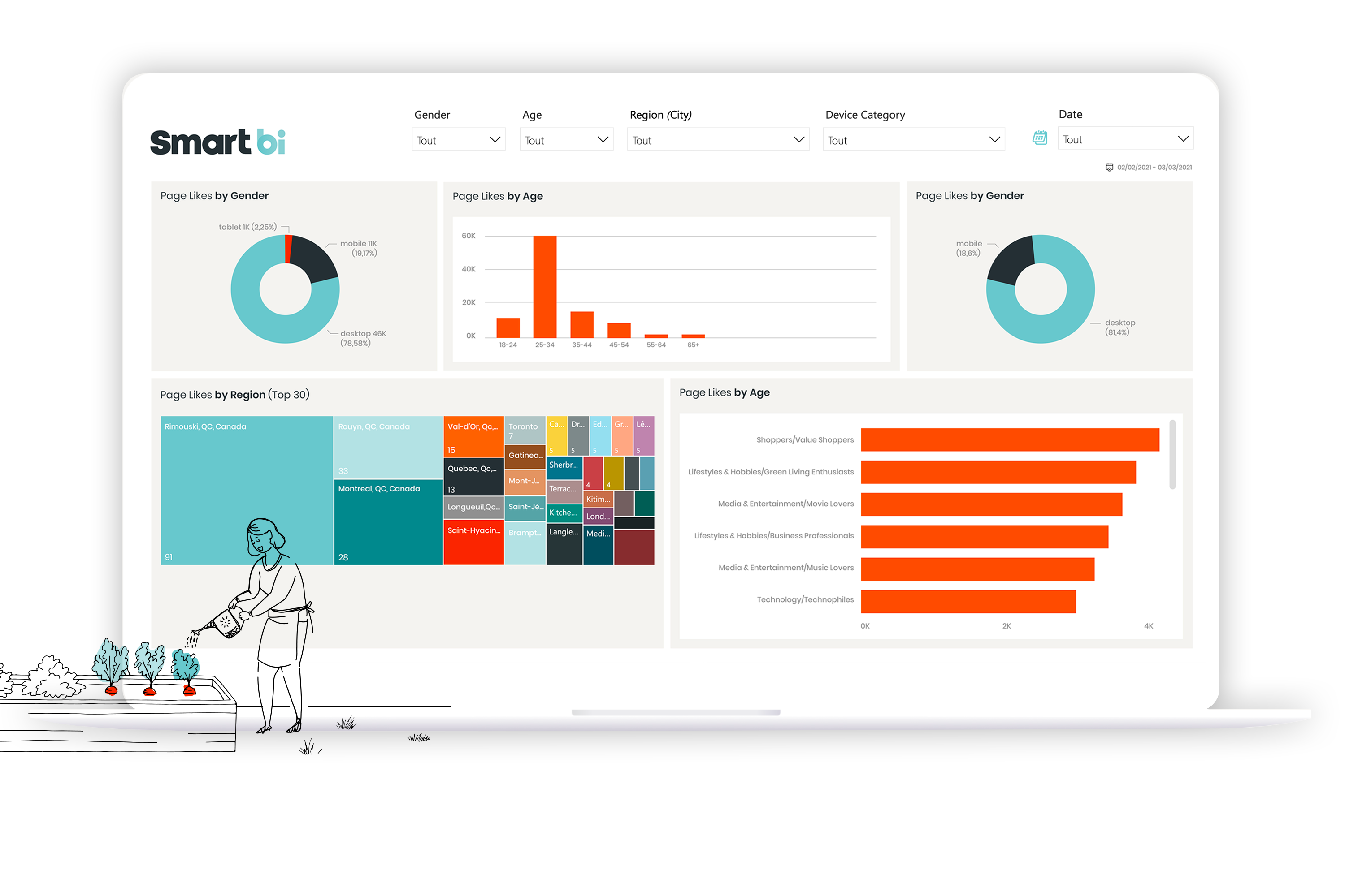 screenshot of Smartbi