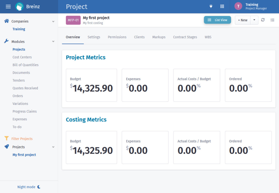 screenshot of SmarteBuild