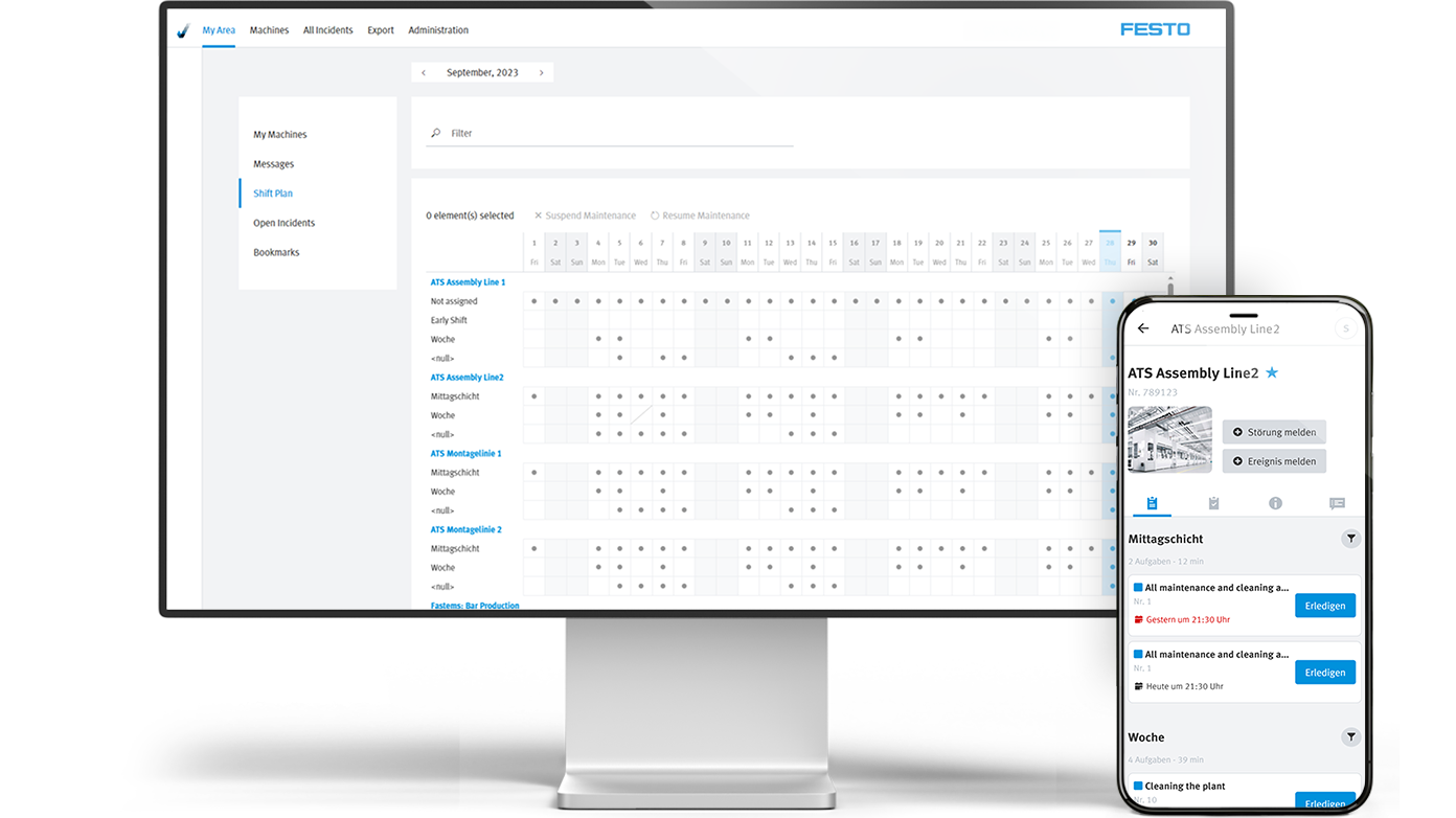 screenshot of Smartenance