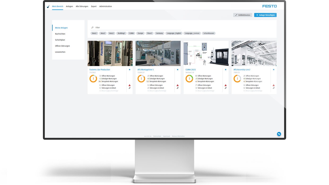 screenshot of Smartenance