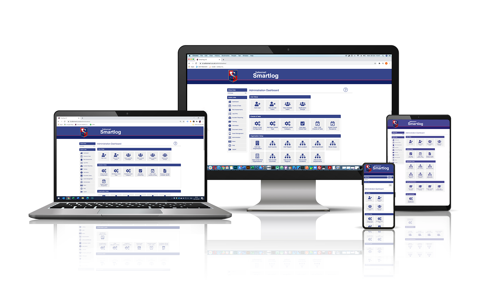 screenshot of Smartlog