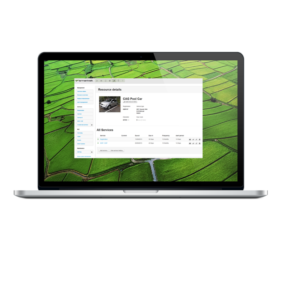 screenshot of Smartrak