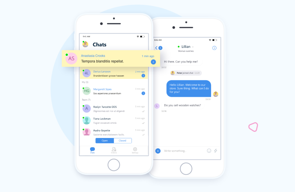 screenshot of Smartsupp