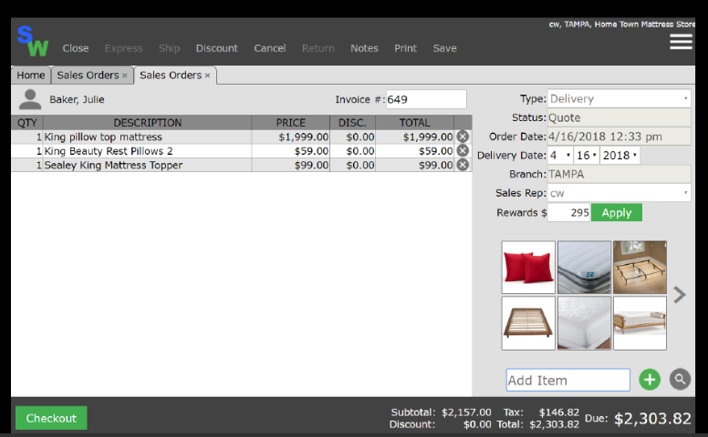screenshot of Smartwerks