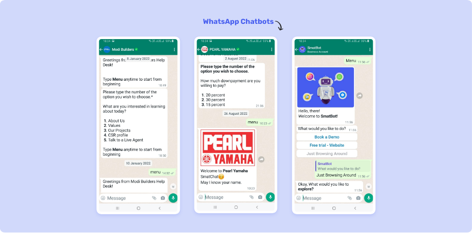 screenshot of SmatBot