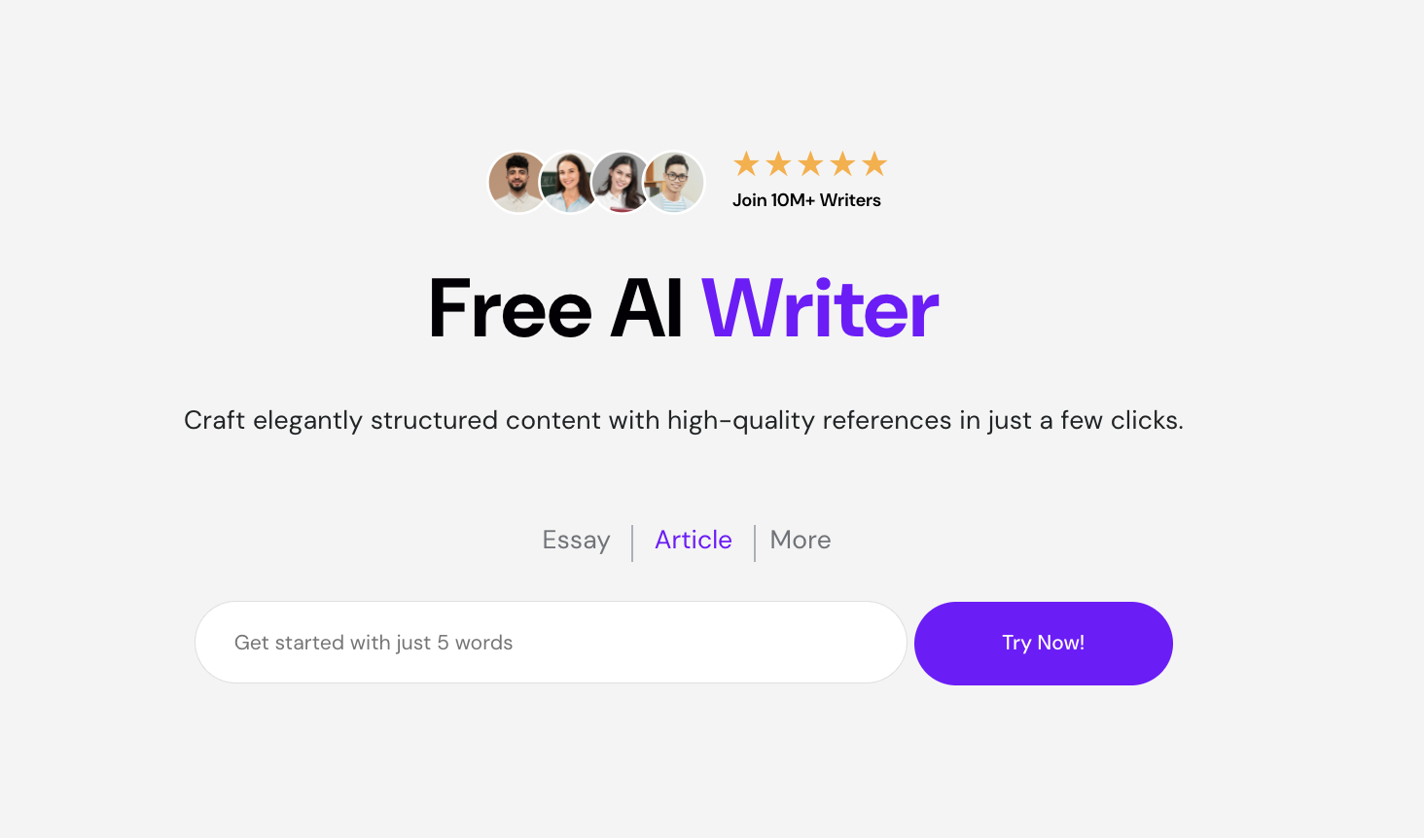 screenshot of Smodin