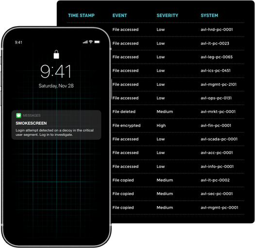 screenshot of Smokescreen