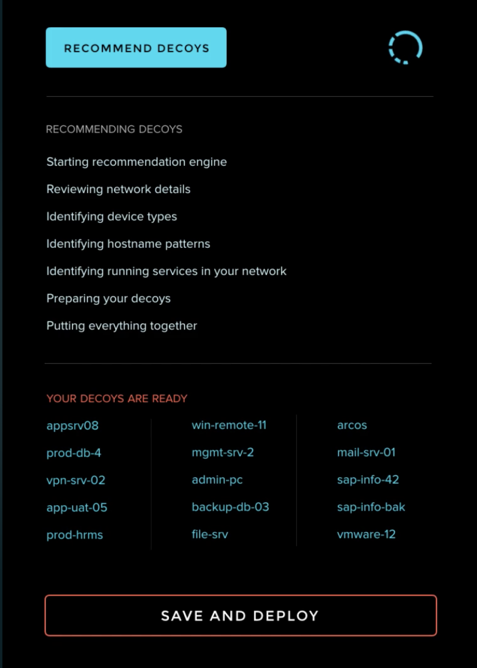 screenshot of Smokescreen