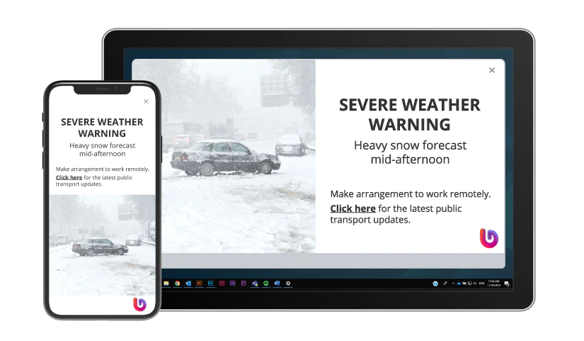 screenshot of SnapComms