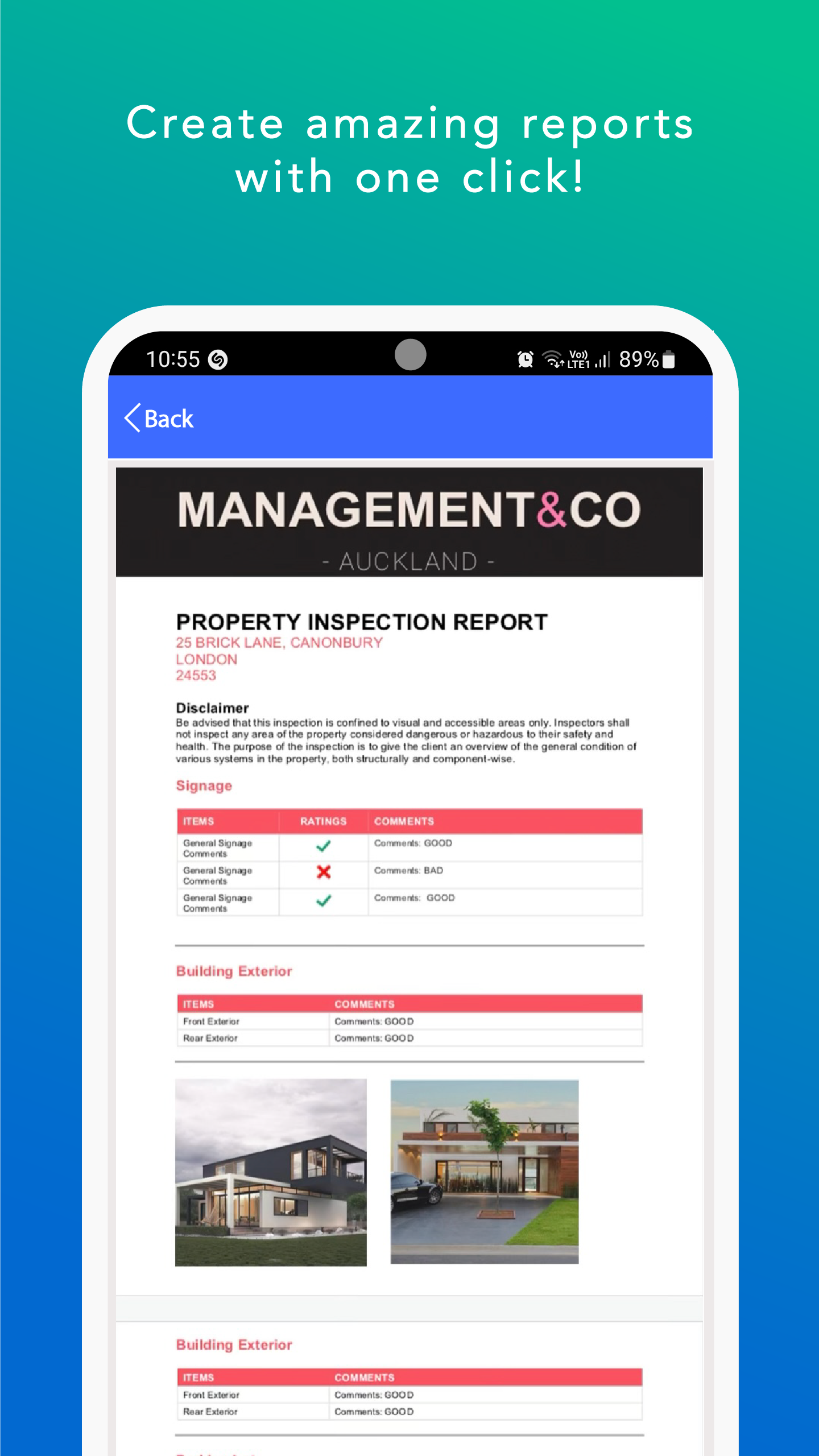 screenshot of SnapInspect