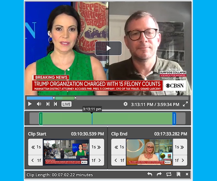 screenshot of SnapStream