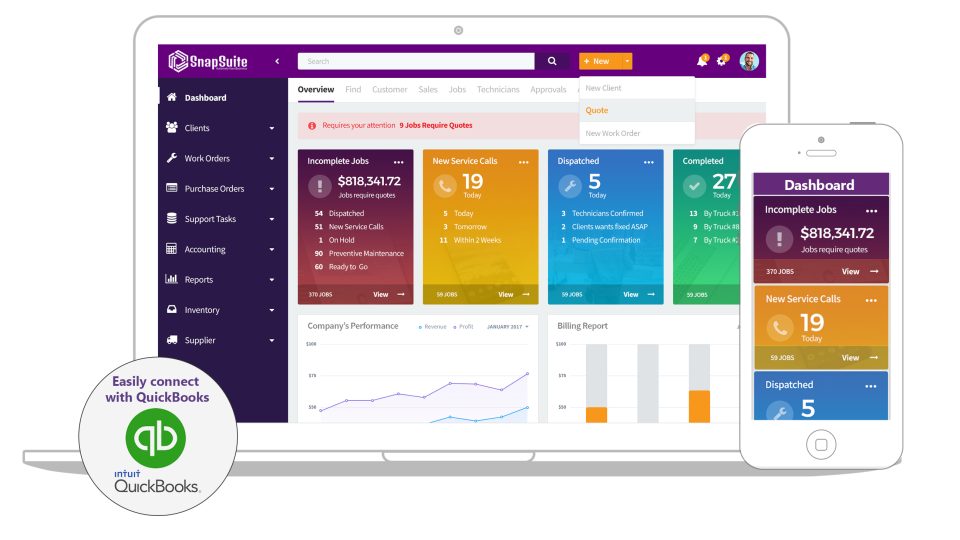 screenshot of SnapSuite