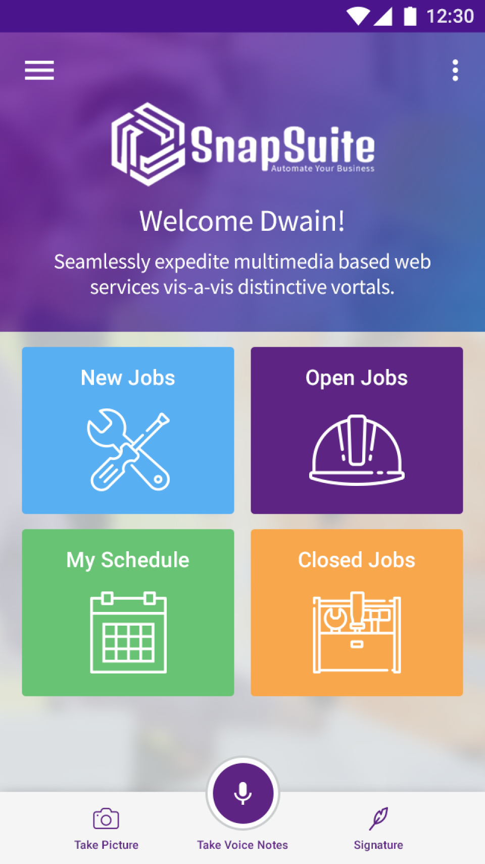 screenshot of SnapSuite