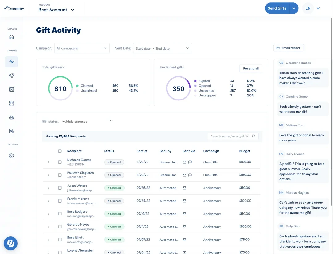 screenshot of Snappy