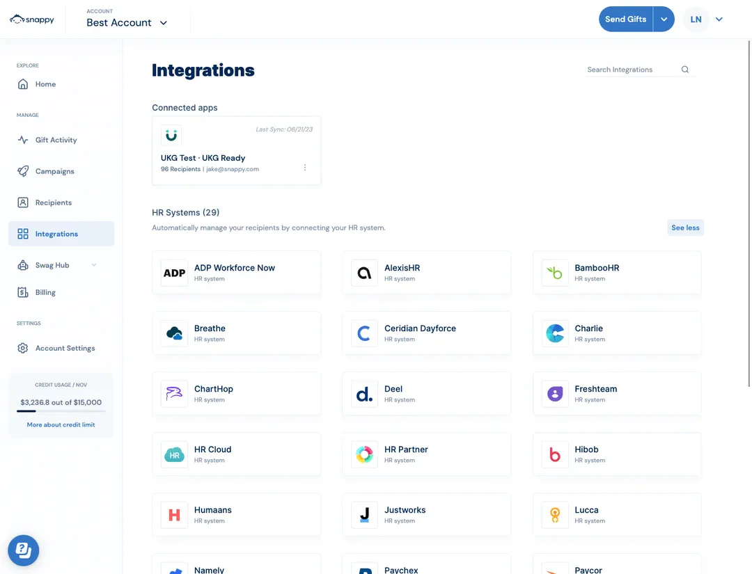 screenshot of Snappy