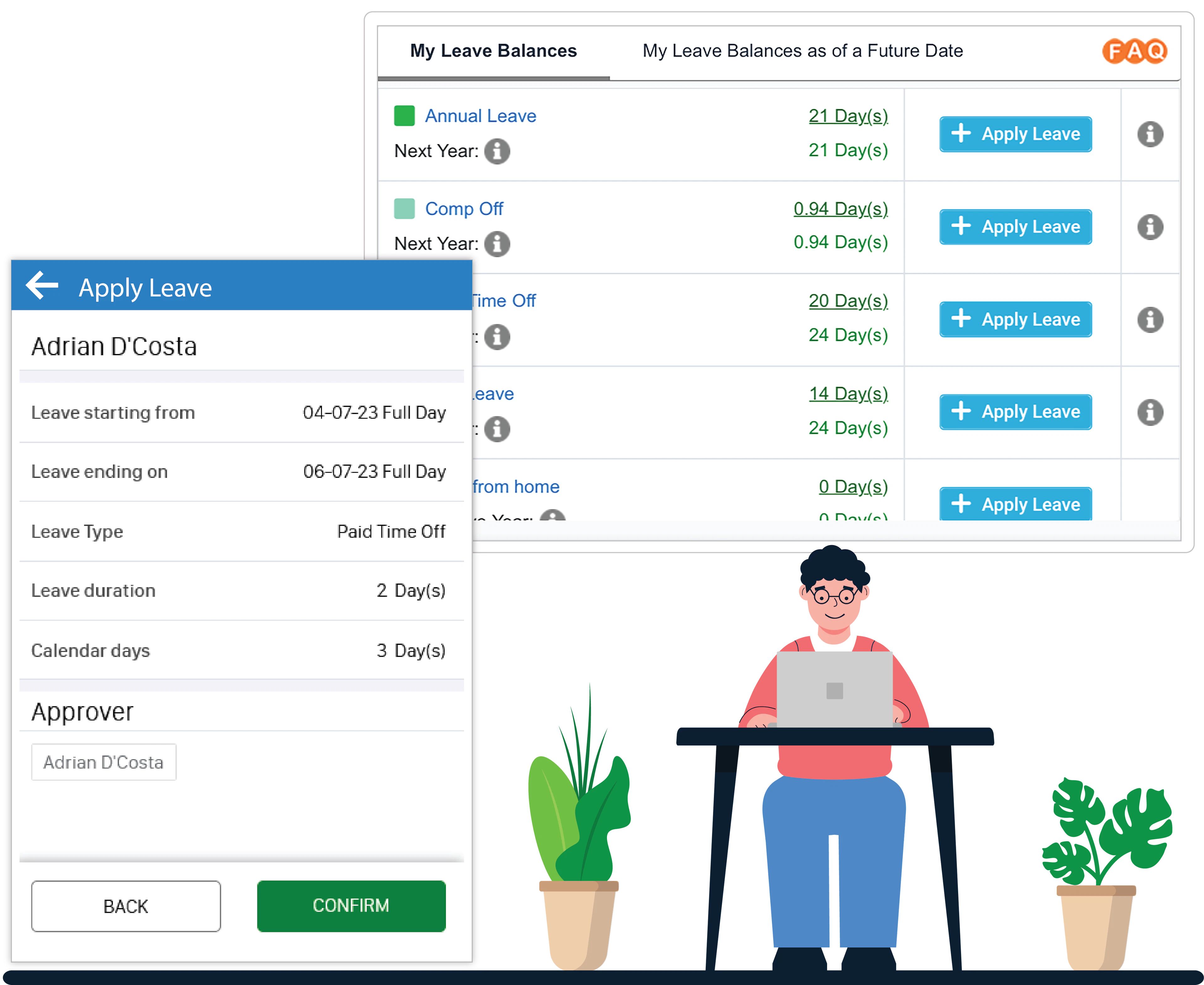 screenshot of SnowHR