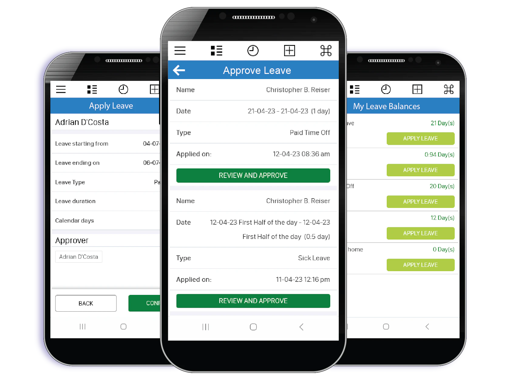 screenshot of SnowHR