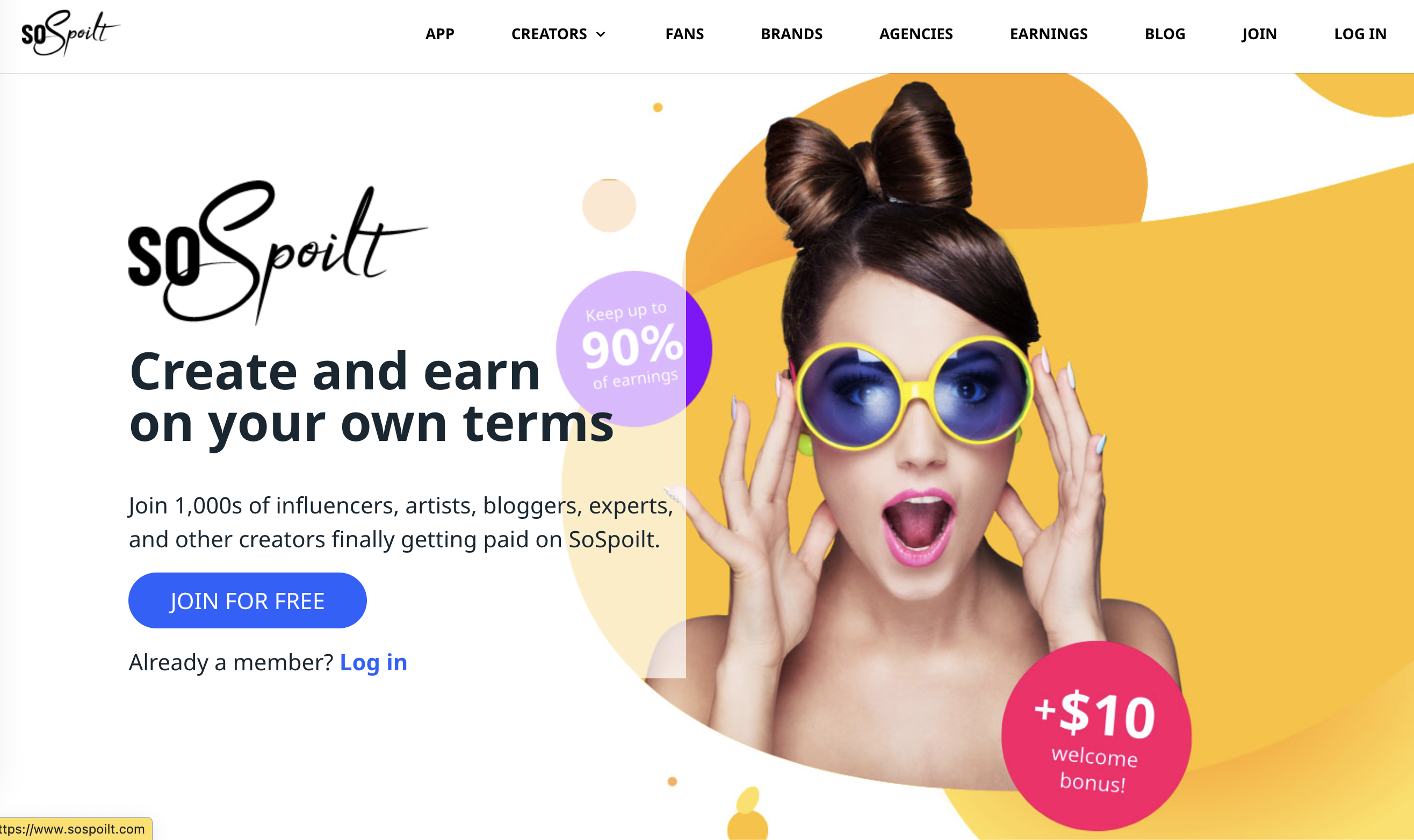 screenshot of SoSpoilt