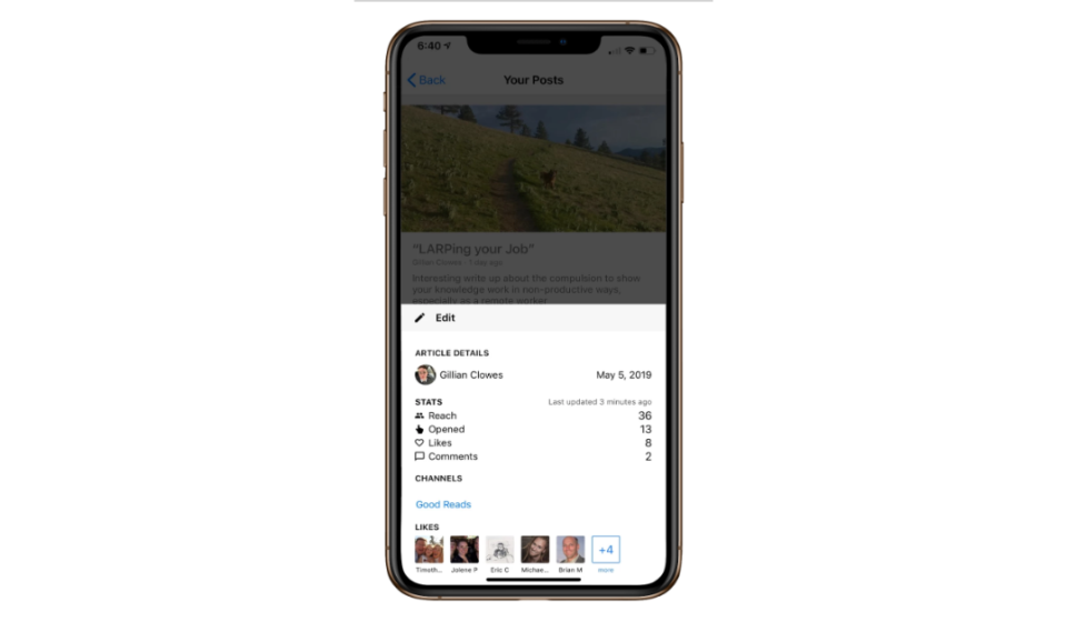 screenshot of SocialChorus