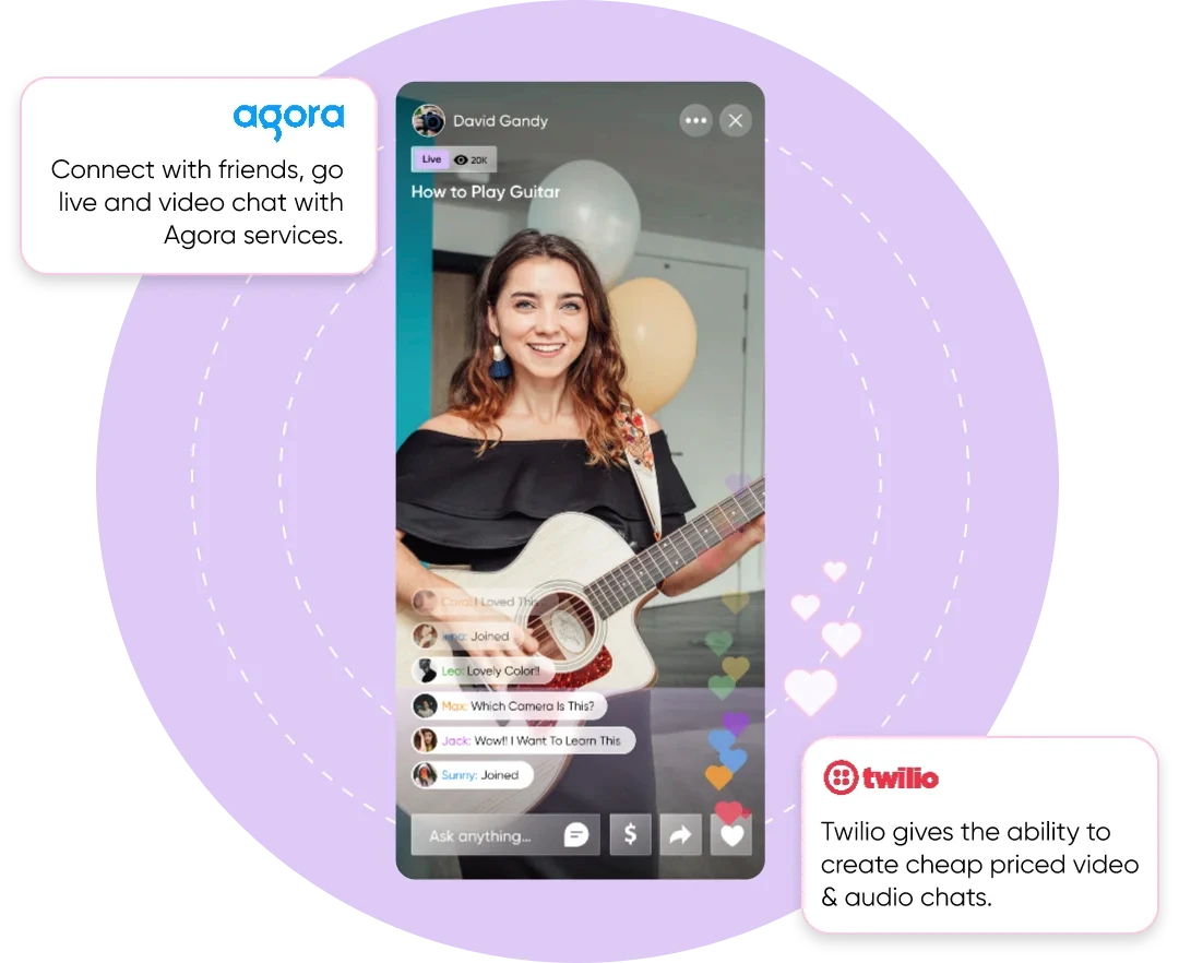 screenshot of Socially