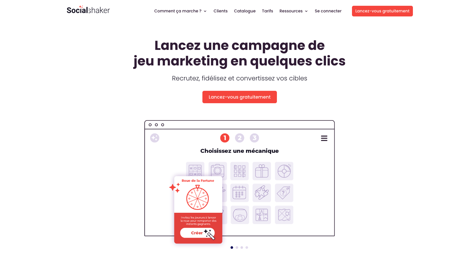 screenshot of Socialshaker