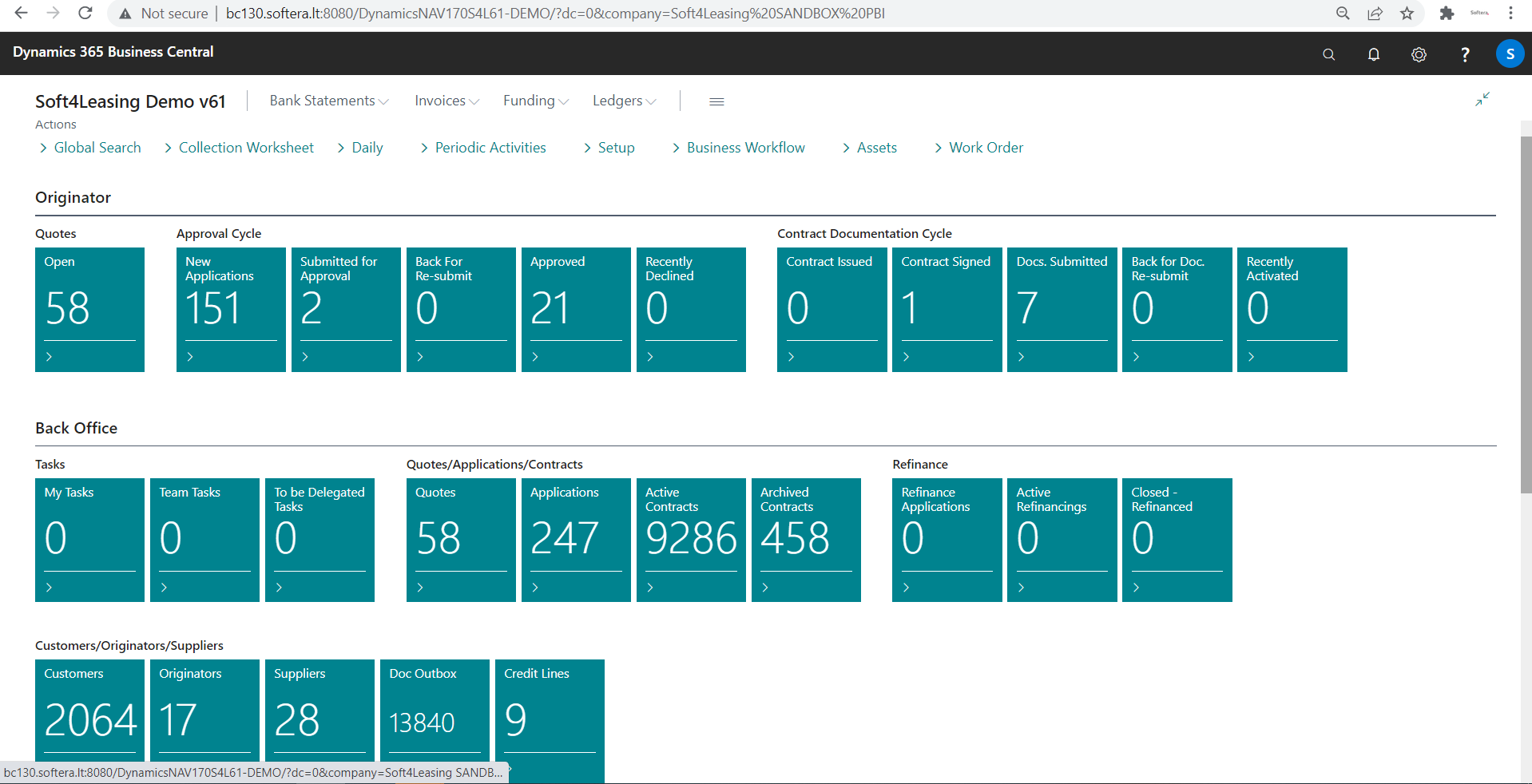 screenshot of Soft4Leasing