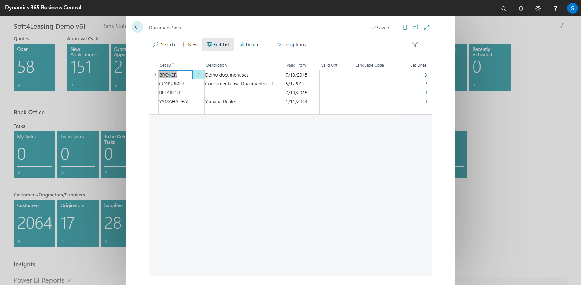 screenshot of Soft4Leasing