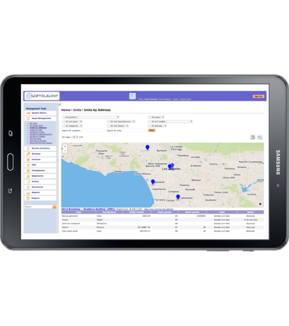 screenshot of Softeligent