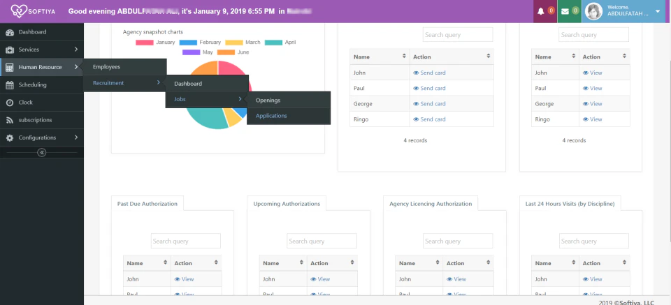 screenshot of Softiya