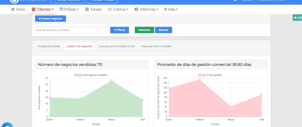 screenshot of Softseguros