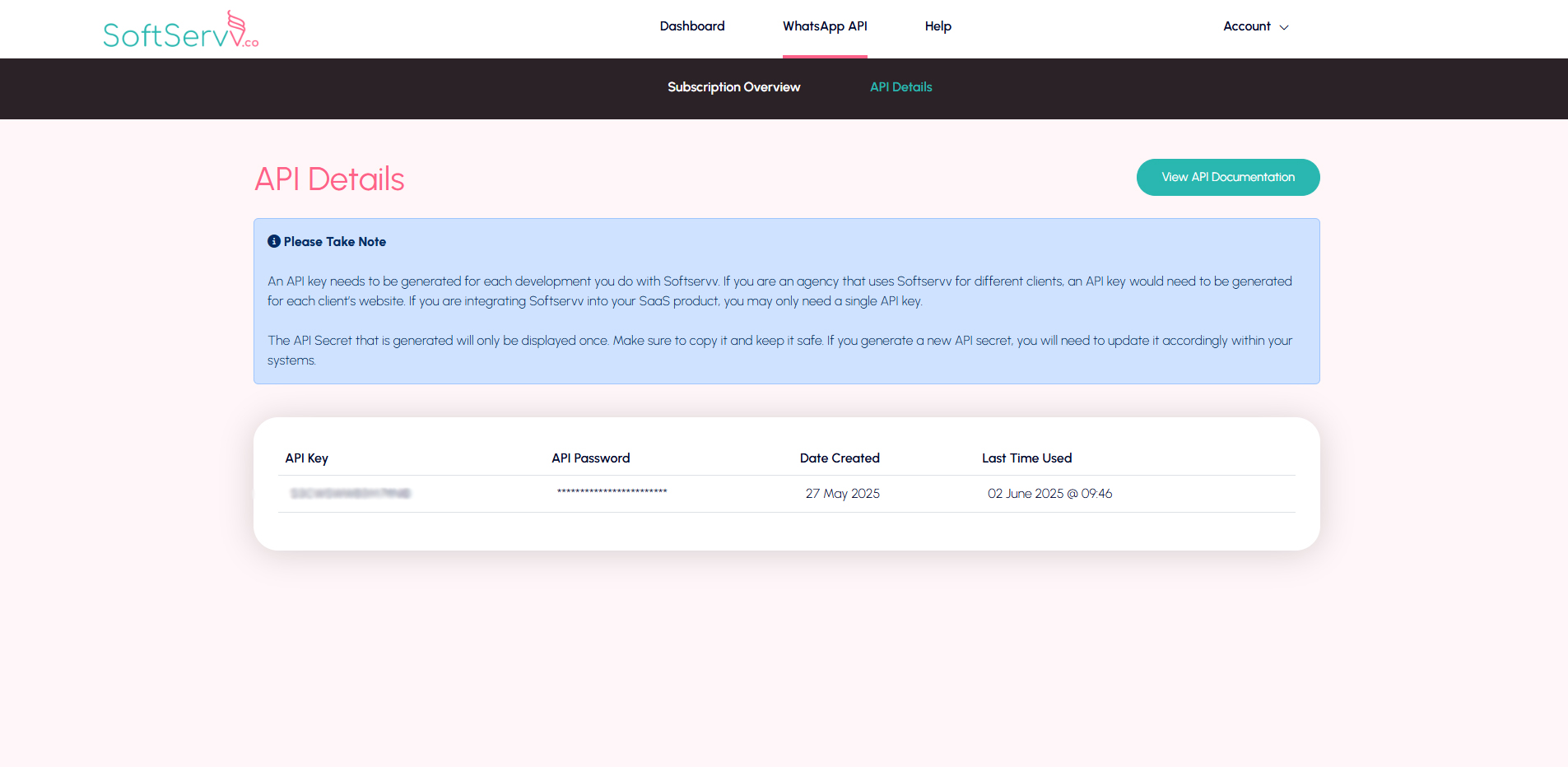 screenshot of Softservv