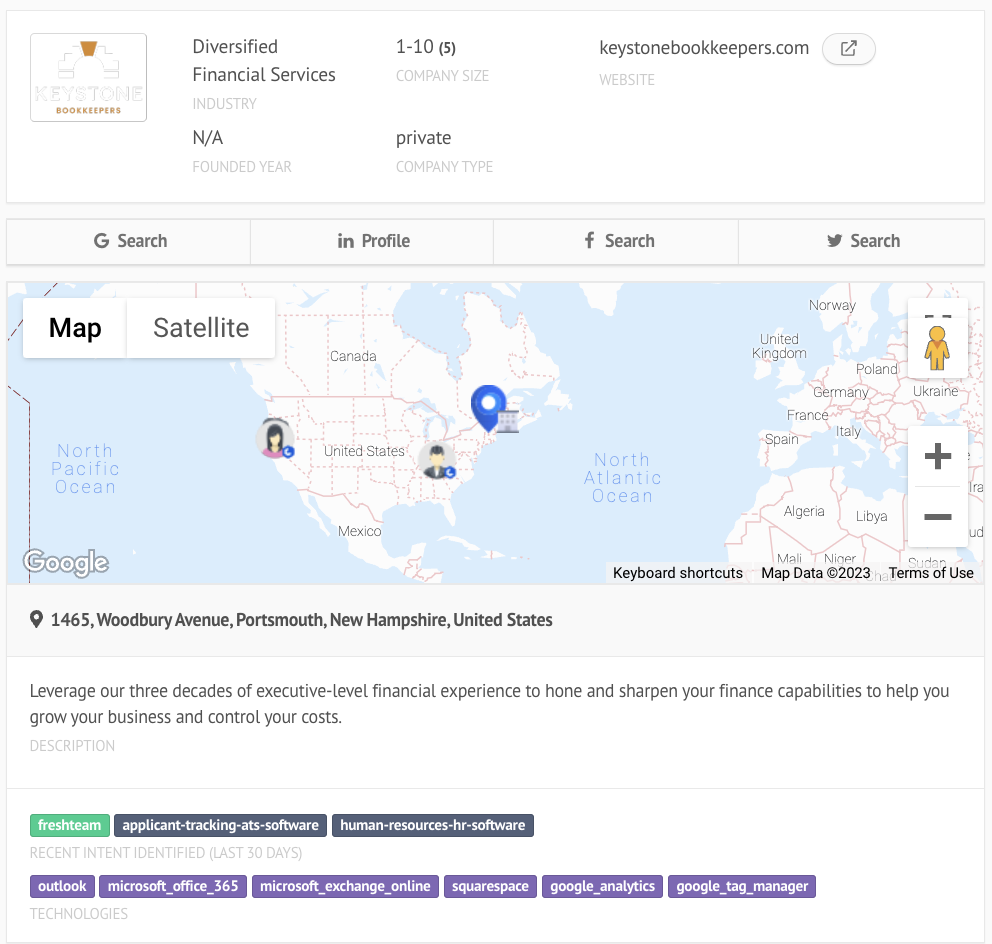 screenshot of SoftwareSelect