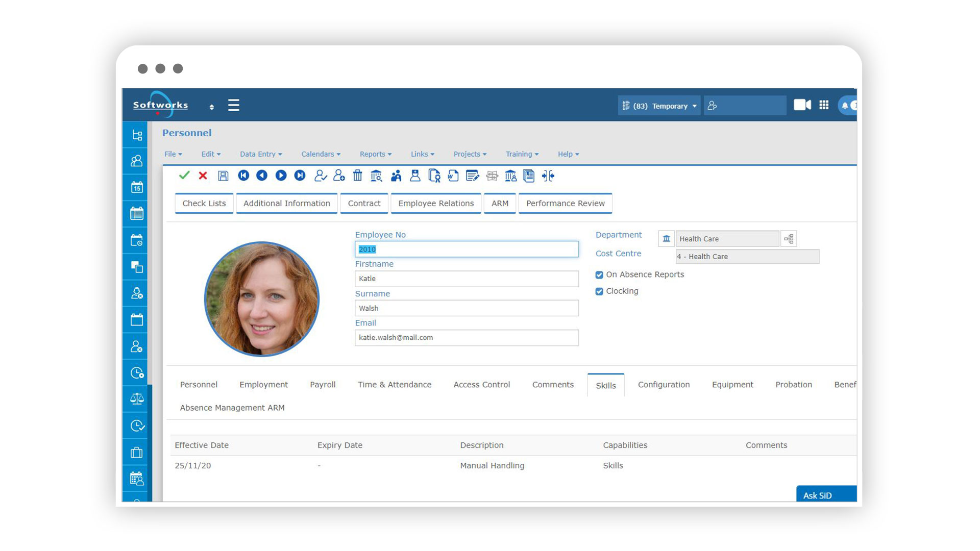 screenshot of Softworks