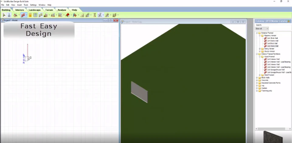 screenshot of SolidBuilder
