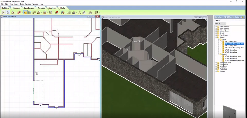 screenshot of SolidBuilder