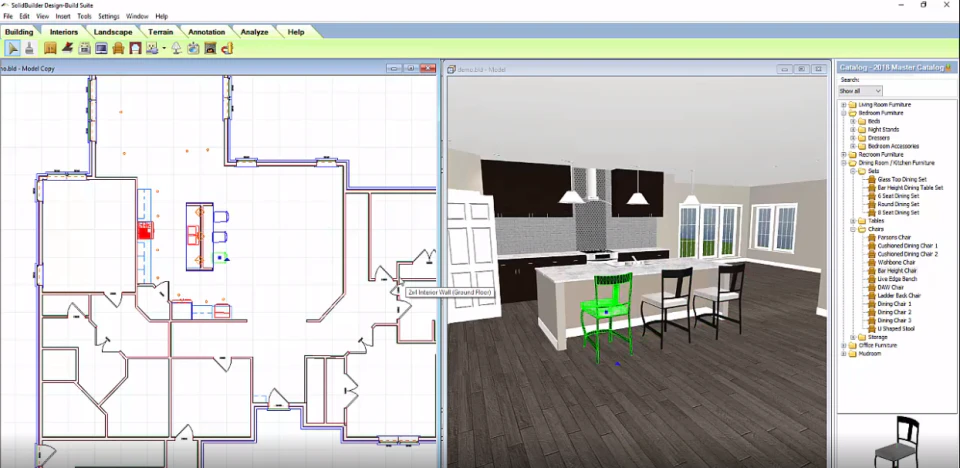 screenshot of SolidBuilder